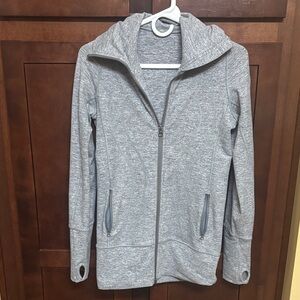 Lululemon Gray Zip-Up Hoodie
